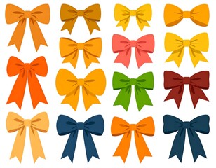 Assorted colorful bows (2)