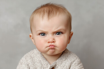 Fototapeta premium funny baby expression