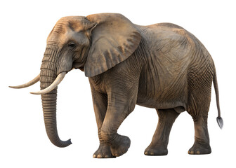 Fototapeta premium 3D of an elephant in PNG format