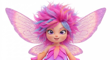 Fototapeta premium Adorable fairy doll close up image