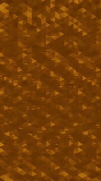 Abstract Background with Brown Triangles Geometric Mosaic Pattern