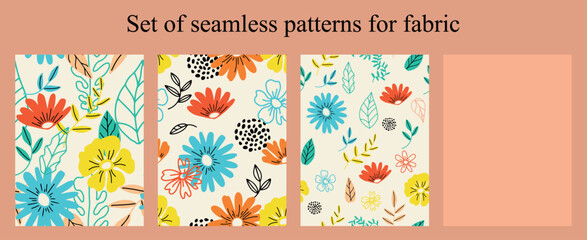 Vector illustration. Seamless pattern for printing.