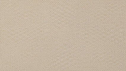 Neutral beige woven fabric texture close-up background pattern