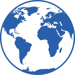 Global flat vector world map with continents, countries, and a land illustration on a black background for business and travel