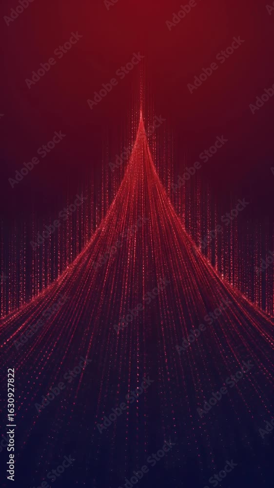 Poster red abstract background motion particle lines light graphic design