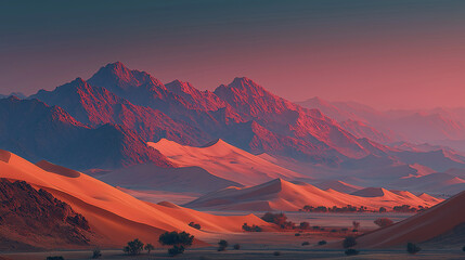 Golden Desert Dunes &ndash; Ultra-Realistic Minimalist Sand Landscapes in Warm Light, Ideal for Large Wall Murals, Interior Design and Immersive Decor in Homes, Caf&eacute;s and Creative Spaces