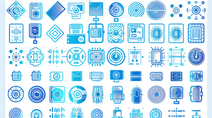 AI brain circuit design featuring interconnected nodes and futuristic blue glow - Perfect for illustrating advanced technology, data science, innovation, and deep learning in artificial intelligence r