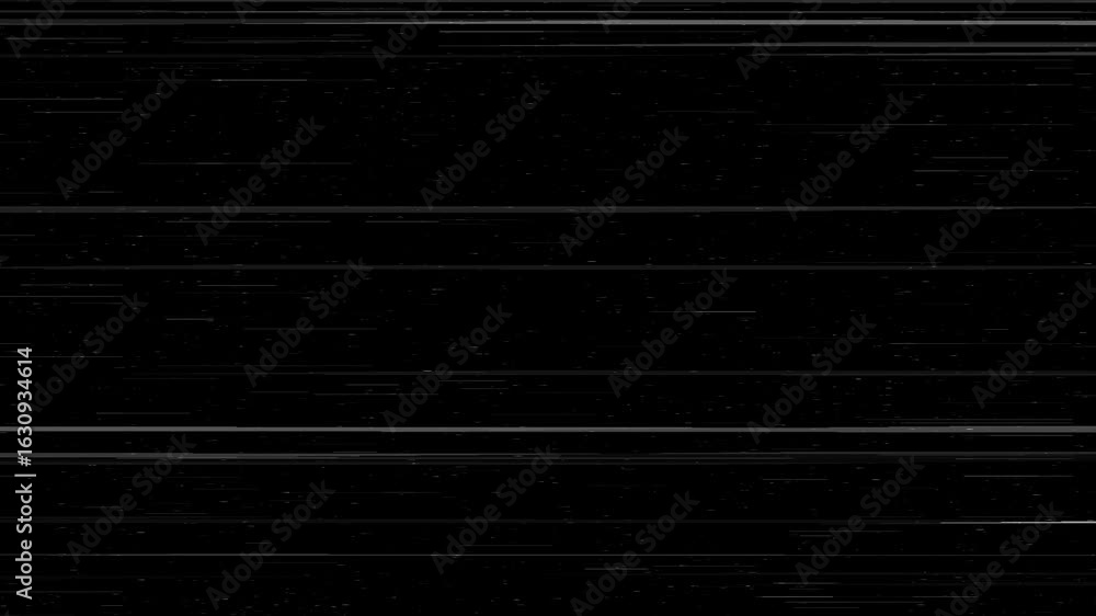 Poster a black screen with static lines appearing during a nighttime broadcast