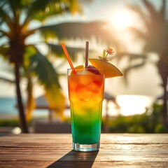 cocktail on the beach