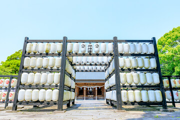 初夏の三柱神社　福岡県柳川市　Mihasira Shrine in early summer. Fukuoka Pref,...