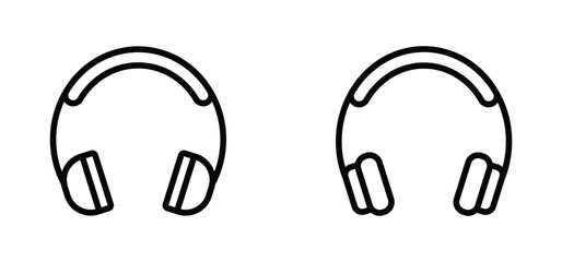 headphone icon vector. Customer support Vector illustration