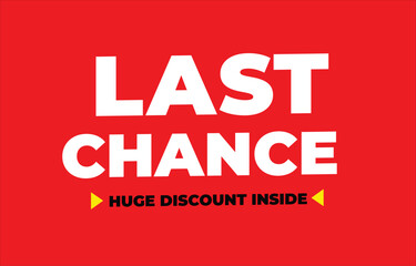 LAST CHANCE – HUGE DISCOUNT INSIDE, ACT NOW BEFORE IT’S TOO LATE