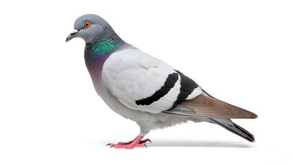 Obraz premium High-Quality Side View of a Pigeon
