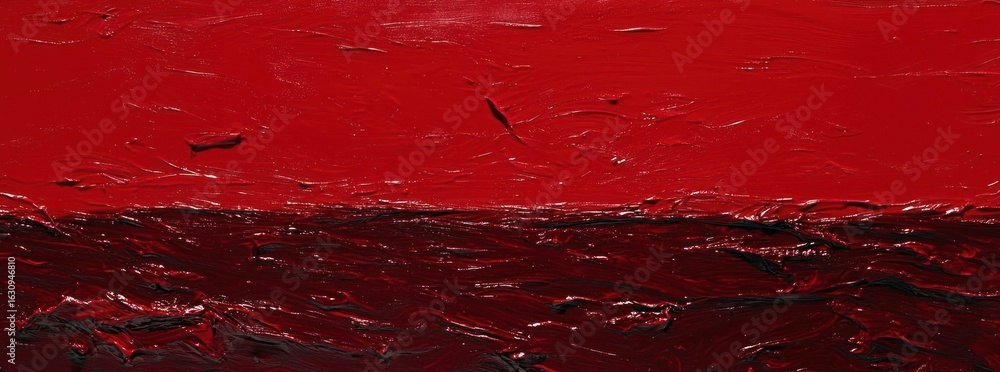 Aufkleber abstract composition featuring shades of red with subtle speckled texture and subtle darker shadow d