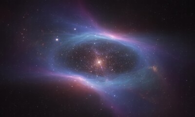 Fototapeta premium Cosmic Nebula and Starry Night Sky