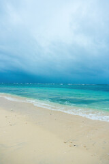 A captivating snapshot of Pandawa Beach, Bali, with its exotic white sand and stunning turquoise ocean