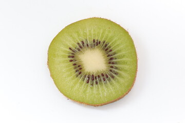kiwi fruit on white background