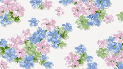Delicate floral pattern on a light background.
