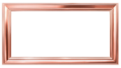 Elegant Rose Gold Frame for Photos and Artwork Display