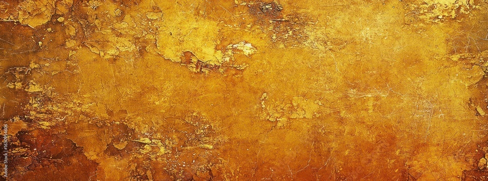 Poster abstract golden texture background with metallic effect showing yellow and brown tones and detailed 