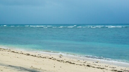 A captivating snapshot of Pandawa Beach, Bali, with its exotic white sand and stunning turquoise ocean