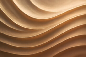 Obraz premium Smooth Golden Waves Texture Background.