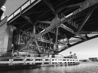 Bridge over the river, Port Adelaide, South Australia