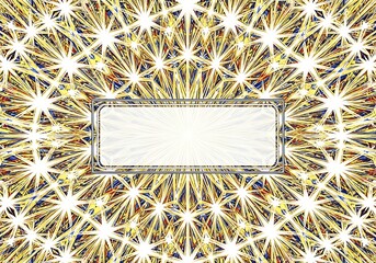 Radiant Burst Pattern with Central Frame a versatile background for designs