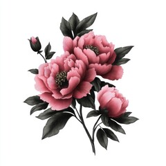 Romantic floral bouquet