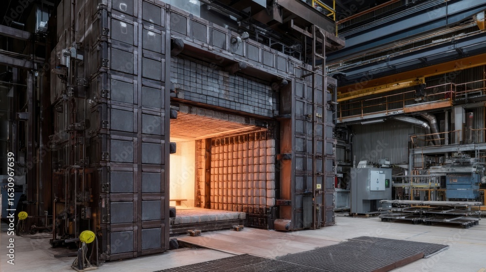 Aufkleber the structural framework of the curing oven is examined showcasing its robust design made from advan