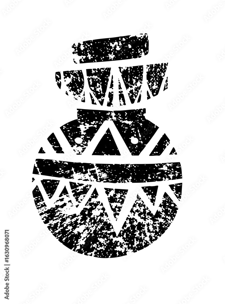 Poster vector geometric ornament with triangular and linear .