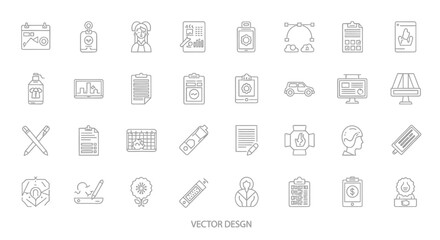Essential business and lifestyle icons for modern projects, boosting productivity and creative workflows seamlessly