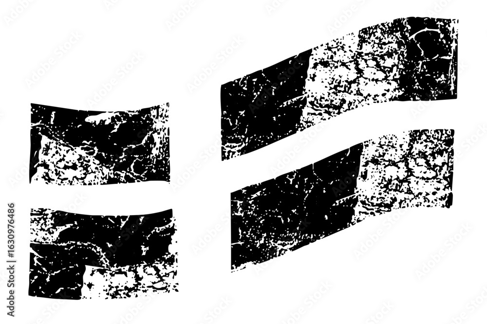 Poster vector distressed nordic cross flag elements