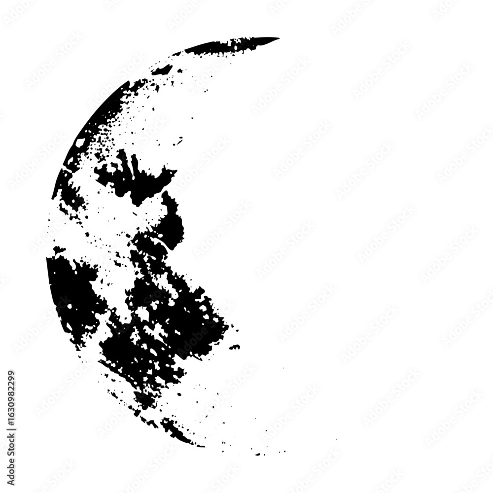 Poster vector abstract globe with distressed texture