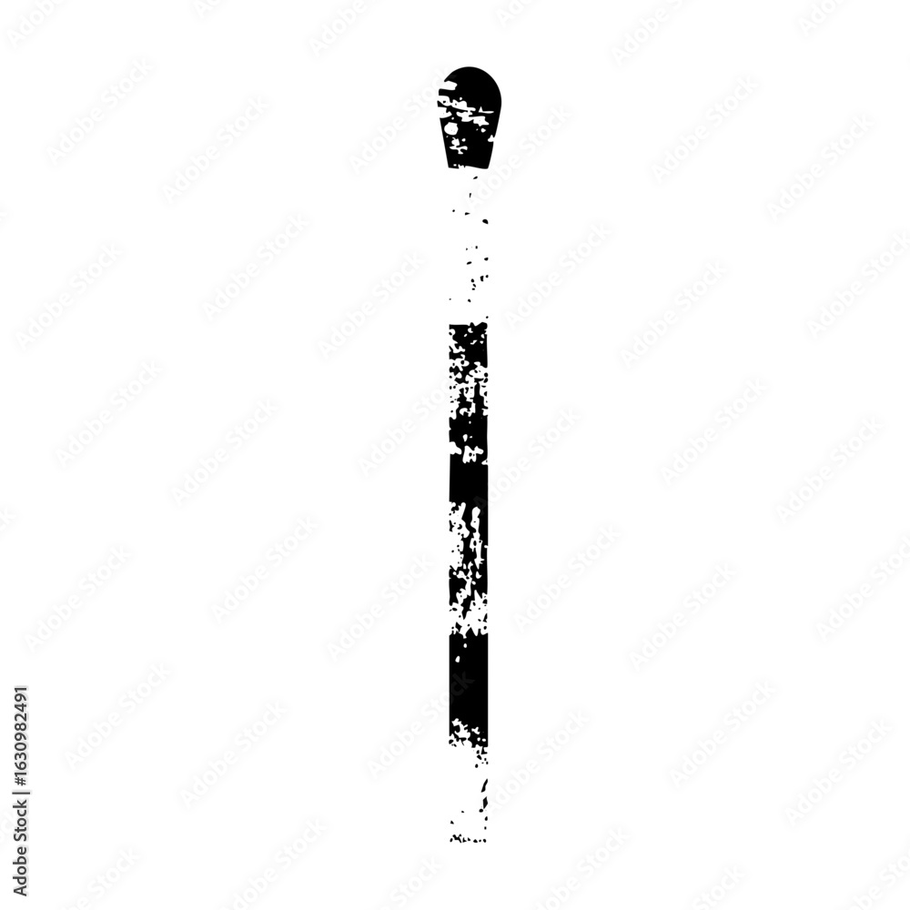 Poster vector abstract black linear with rounded top element