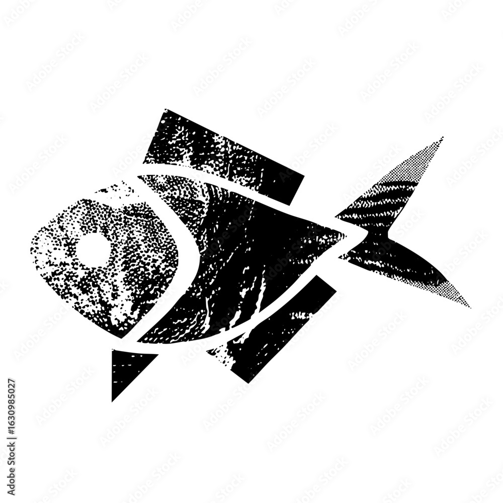 Poster vector abstract geometric shapes create a dynamic monochrome .