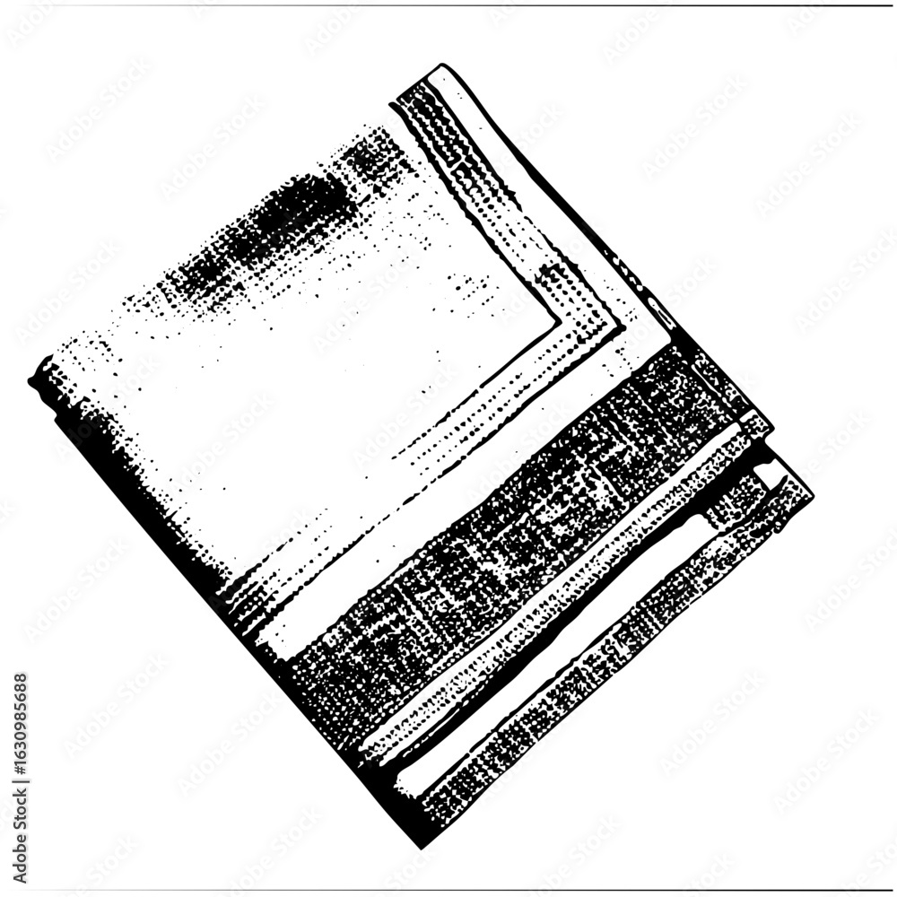 Poster vector open book with layered pages