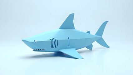 Fototapeta premium Cute Shark Icon