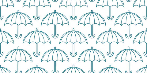Obraz premium Chic teal umbrella pattern offers stylish protection and design inspiration for modern projects.