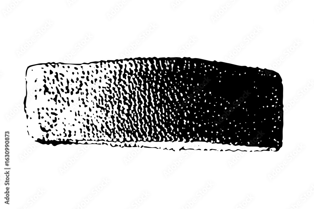 Poster vector detailed of a textured bread slice with gradient shading.
