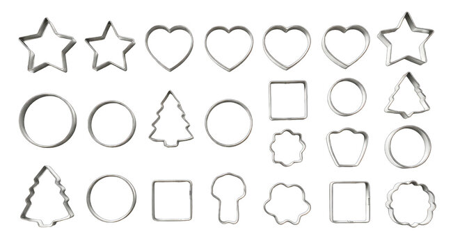 festive cookie cutters variety of shapes for holiday baking crafts