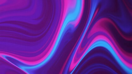 Obraz premium Vibrant Abstract Flow of Purple and Blue Hues
