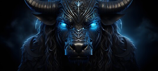 The Black Background Contrasts Sharply