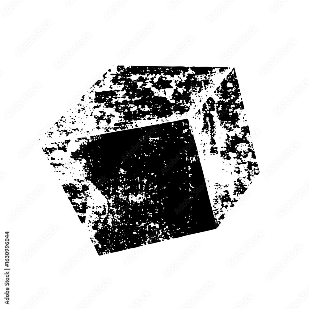 Poster vector abstract geometric shapes with distressed texture create a modern .