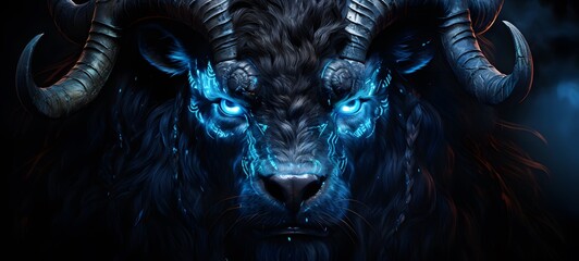 The Black Background Contrasts Sharply