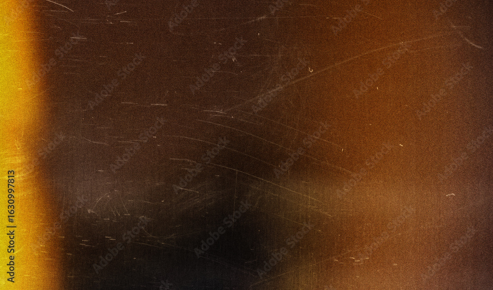 Aufkleber dark moody gradient with red and brown grainy noise texture, abstract deep shadow blur background id