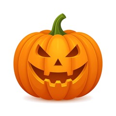 Carved pumpkin with a sinister grin