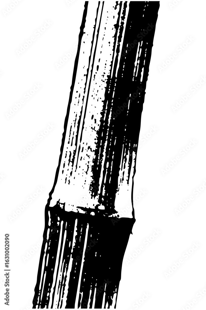 Poster vector bold brushstroke with dynamic texture.
