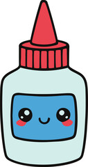 Chibi glue School Supplies Vector