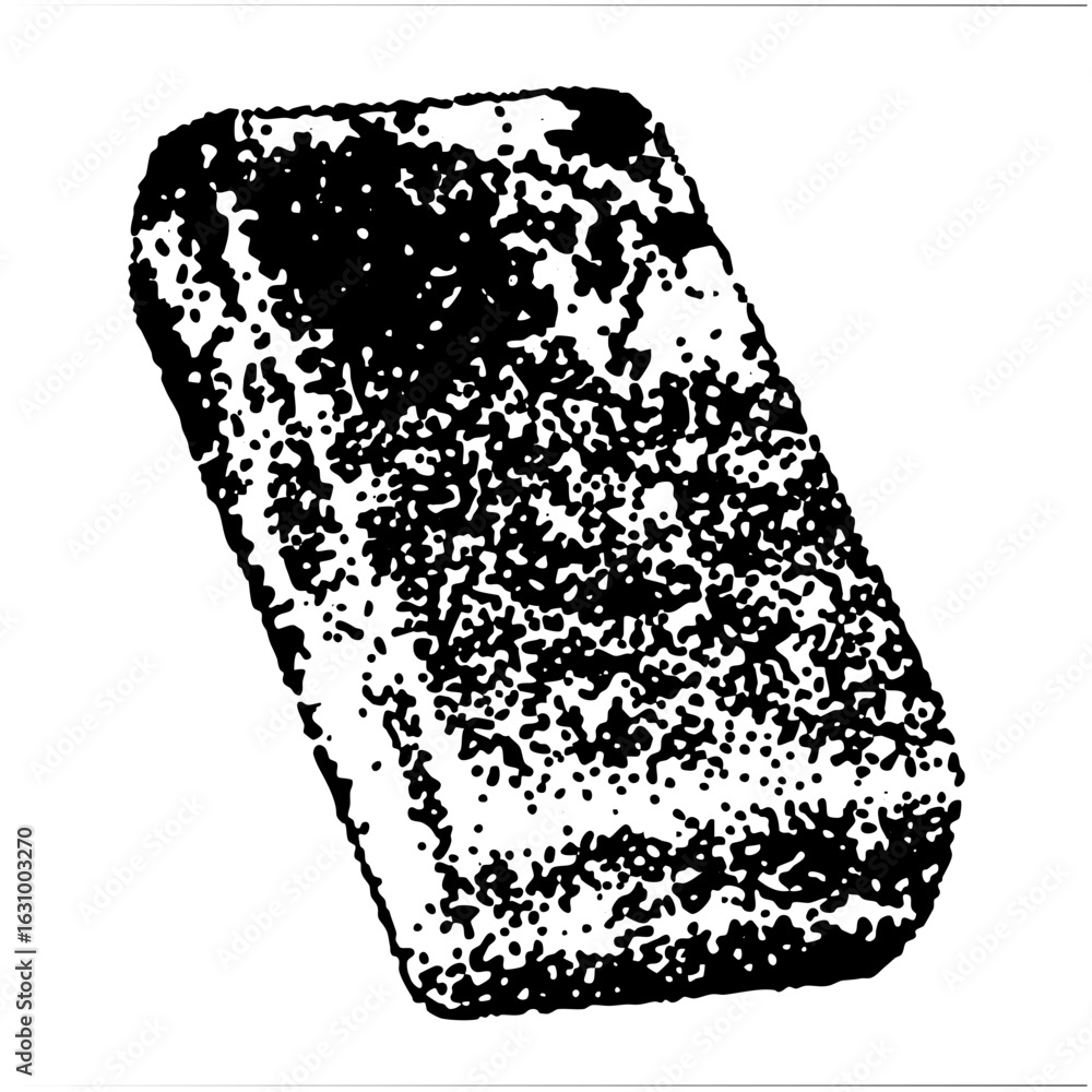 Poster vector textured rectangular block with speckled .